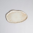 BANDEJA OVAL BADAIN 40X24 CM VASSA HOME