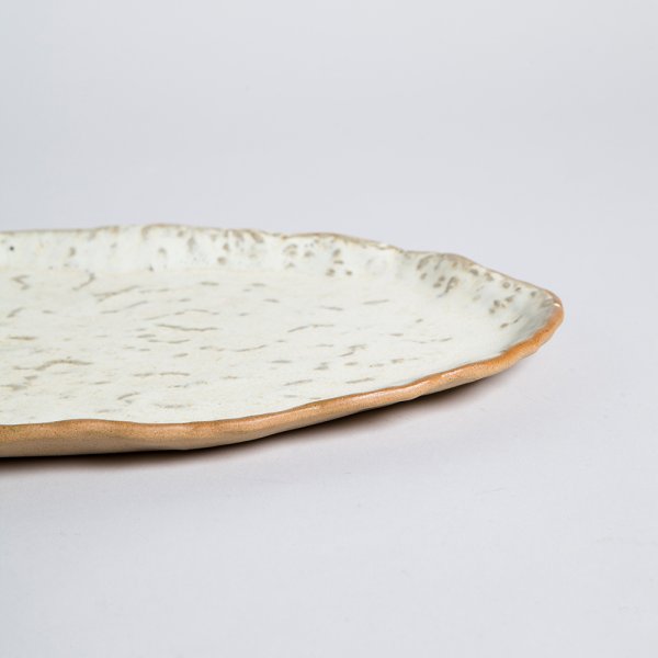 BANDEJA OVAL BADAIN 32X20 CM VASSA HOME
