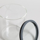 FRASCO REDONDO CON BORDE DE SILICONA 2300 ML VASSA HOME