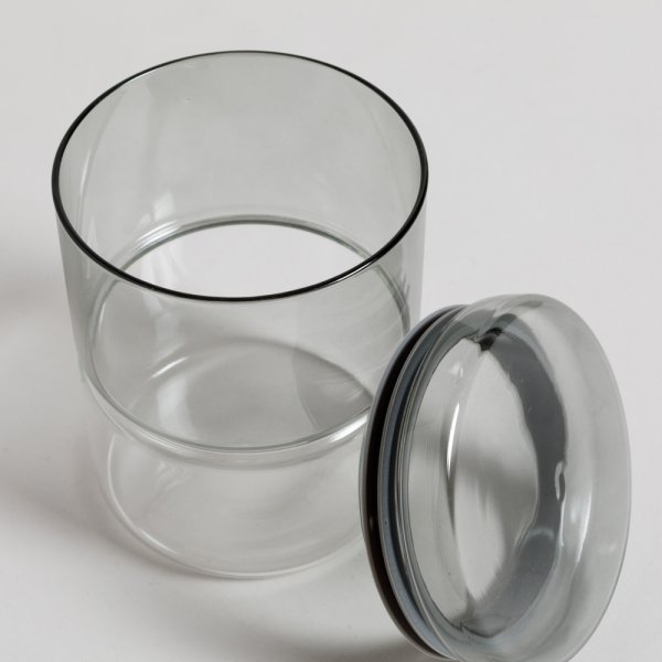 FRASCO REDONDO TAPA FUME 650 ML VASSA HOME