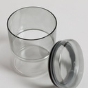 FRASCO REDONDO TAPA FUME 650 ML VASSA HOME