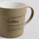 MUG KAFFA GREEN 400 ML VASSA HOME