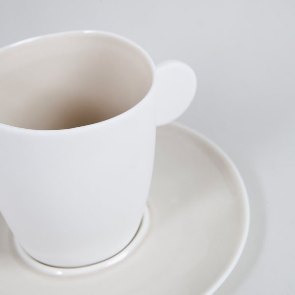 TAZA Y PLATO AMALFI 150 ML VASSA HOME