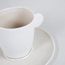 TAZA Y PLATO AMALFI 150 ML VASSA HOME