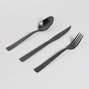 SET DE CUBIERTOS BLACK BRAID X 12 PIEZAS VASSA HOME