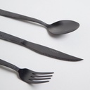 SET DE CUBIERTOS BLACK LINEN X 12 PIEZAS VASSA HOME
