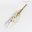 FLORES SECAS BOUQUET BULLET FLOWER WHITE 70CM