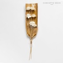 FLORES SECAS BOUQUET ROSE CAPPUCCHINO 56CM