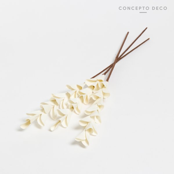FLORES SECAS BOUQUET RUD STICK BLEECH 54CM