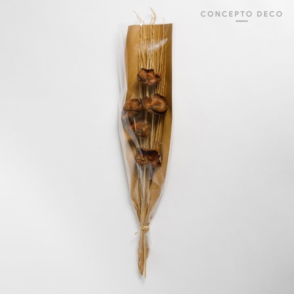 FLORES SECAS BOUQUET WOOD ROSE 78CM