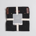 DELANTAL DE COCINA NEGRO 75X68 CM VASSA HOME