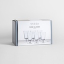 SET X 6 COPAS ALTAS MILOS 440 ML VASSA HOME