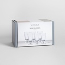 SET X 6 COPAS BAJAS MILOS 320 ML VASSA HOME