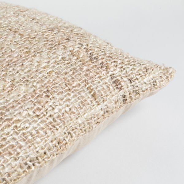 ALMOHADÓN CUADRADO KODRA NATURAL 40X40 CM VASSA HOME