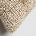 ALMOHADÓN RECTANGULAR KODRA NATURAL 50X30 CM  VASSA HOME