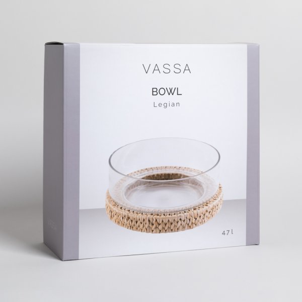 BOWL DE BOROSILICATO LEGIAN 4700 ML VASSA HOME