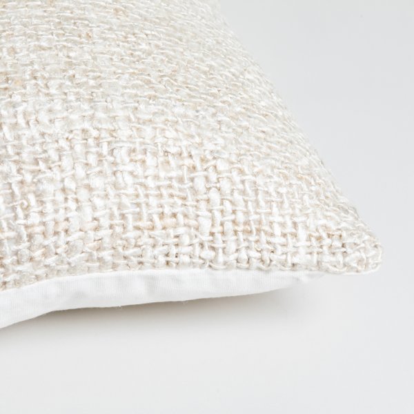 ALMOHADÓN CUADRADO KODRA BEIGE 40X40 CM VASSA HOME