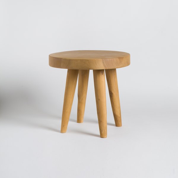 BANCO REDONDO LAOS 30X32 CM VASSA HOME