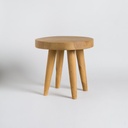 BANCO REDONDO LAOS 30X32 CM VASSA HOME