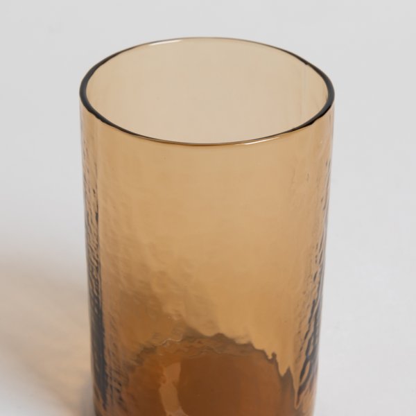 SET X 6 VASOS FEDRA BROWN 380 ML VASSA HOME