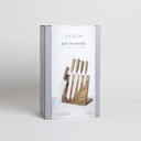 TACO IMANTADO X 5 CUCHIILOS VASSA HOME