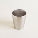 VASO TÉRMICO DOBLE PARED MARTILLÉ SIN BORDE 310 ML