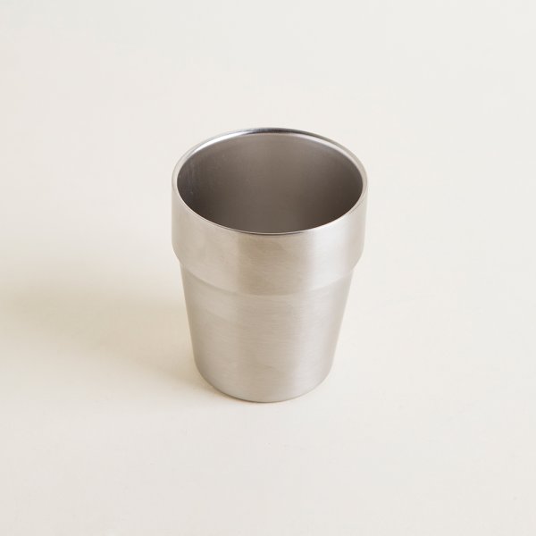 VASO TÉRMICO DOBLE PARED LISO CON BORDE 310 ML