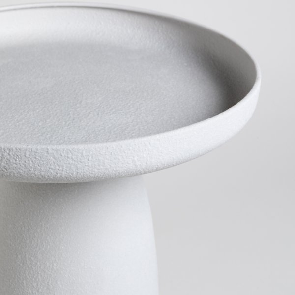 CENTRO DE MESA LOUTH WHITE 28X29 CM VASSA HOME