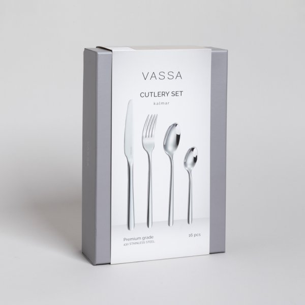 SET DE CUBIERTOS KALMAR X 16 PIEZAS VASSA HOME