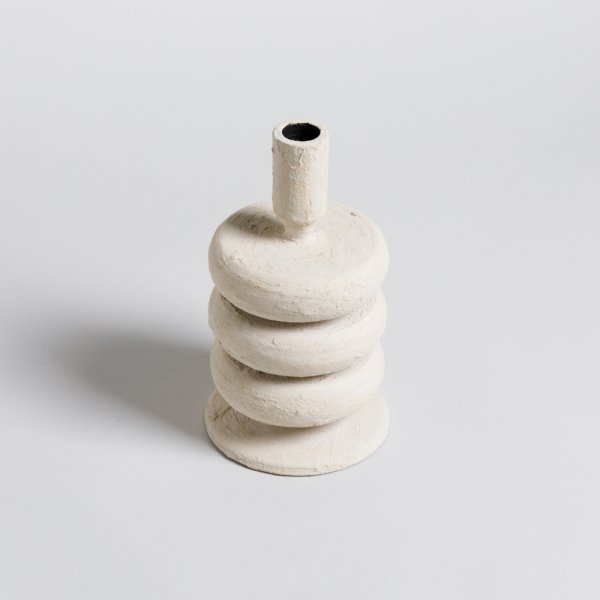 PORTAVELA TRIPLE GOLA ODISHA 21,5X12 CM VASSA HOME