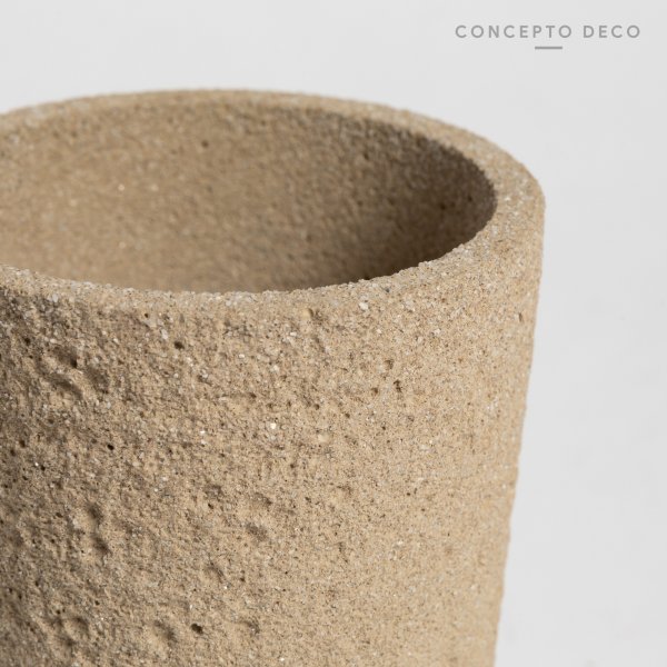 PORTACEPILLO CEMENTO ROCA ARENA 9,5X6,5CM