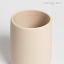 PORTACEPILLO CERÁMICA CEMENTO 10X6CM