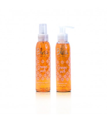 Dúo Orange Wish Body Splash y Shower Gel Bless