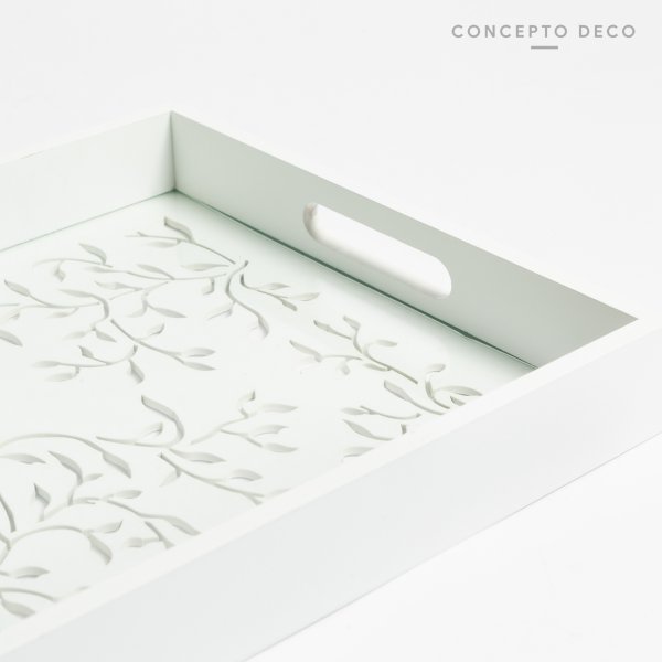BAN JAIPUIR SET X2 G:30X30 C:26X26CM BLANCO