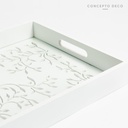 BAN JAIPUIR SET X2 G:30X30 C:26X26CM BLANCO