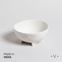 BOWL DECO LODHI ALUMINIO 21X20,5X10,5 CM VASSA HOME