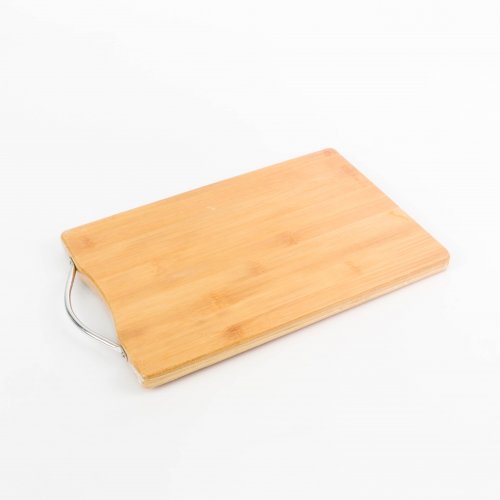 TABLA MADERA CON ASA DE METAL 34,5X21,7 CM