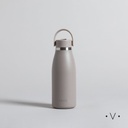 BOTELLA TERMICA DE ACERO HOOPE GREY CON PICO 350 ML VASSA HOME