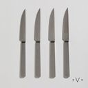 SET X 4 CUCHILLOS DE CARNE ACERO INOXIDABLE VASSA 