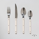 SET DE CUBIERTOS TOSCANA WHITE X 24 PIEZAS VASSA HOME