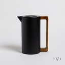 JARRA TERMICA BLACK ASA MADERA 1000 ML VASSA HOME