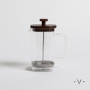 CAFETERA CON EMBOLO TAPA ACACIA 600 ML VASSA HOME