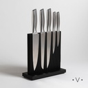 TACO IMANTADO X 5 CUCHILLOS ACERO INOXIDABLE VASSA HOME