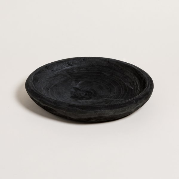 BOWL BAJO DECO KIRI NEGRO 5X35,5 CM