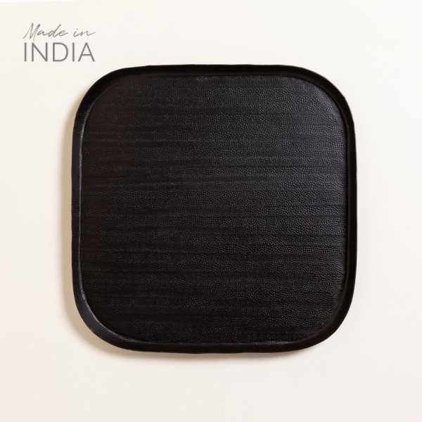 BANDEJA REDONDEADA PALI NEGRO 30,5 CM