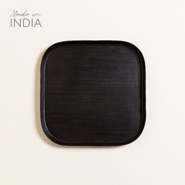 BANDEJA REDONDEADA PALI NEGRO 25,5 CM