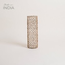 FLORERO CILINDRICO BANGALORE MALLA RATAN 34X11 CM