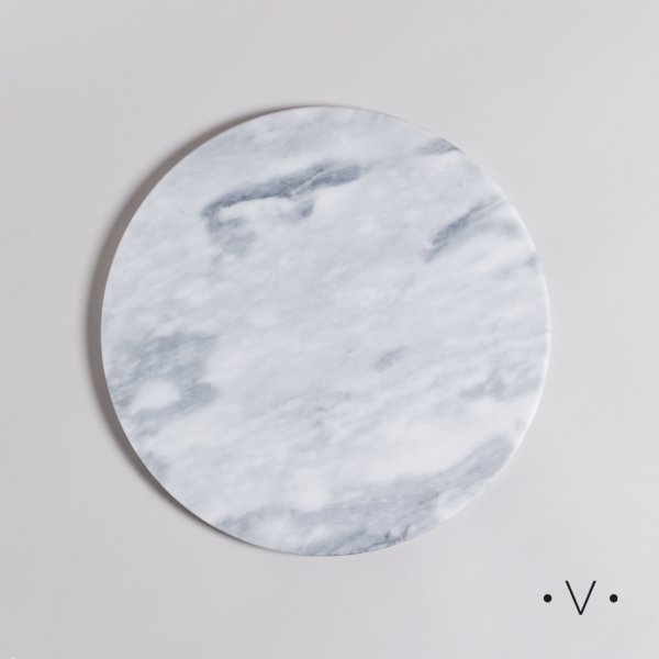 BANDEJA REDONDA DE MARMOL 1,5X30 CM VASSA HOME