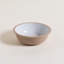 BOWL SET X 6 TAI BLANCO Y BEIGE 1000 ML