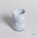 PORTA UTENSILIOS DE MARMOL 18X13 CM VASSA HOME